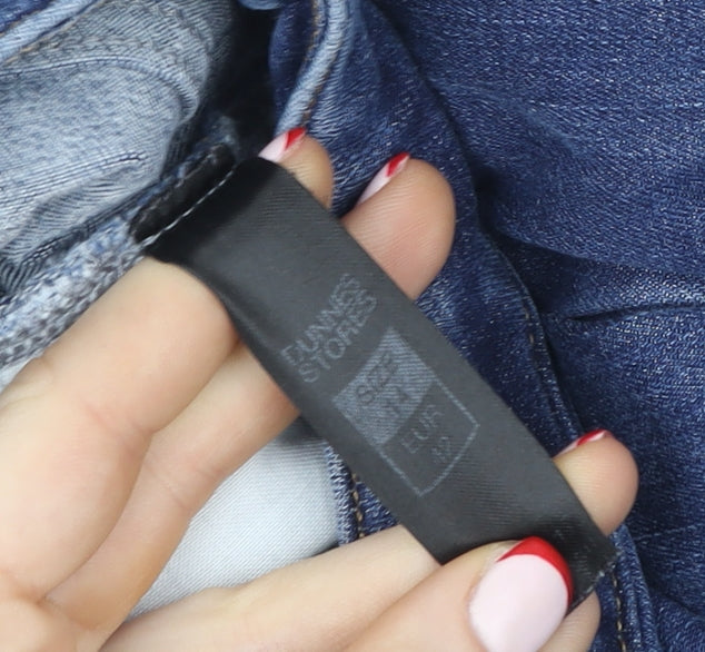 Dunnes Stores Women's Blue Straight Leg Jeans Size 14