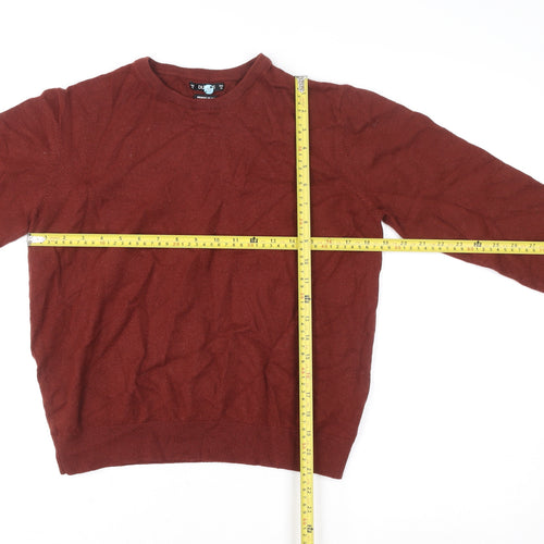 Dunnes Stores Women’s Burgundy Merino Blend Pullover Sweater XL