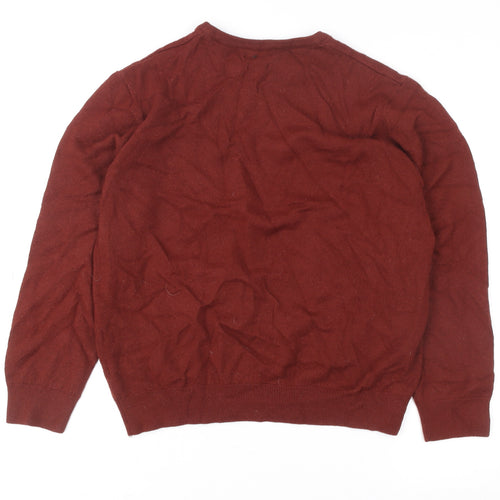 Dunnes Stores Women’s Burgundy Merino Blend Pullover Sweater XL