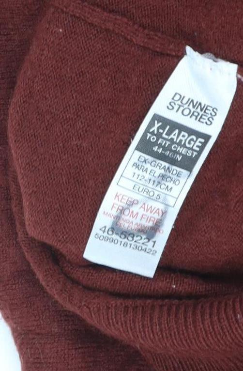 Dunnes Stores Women’s Burgundy Merino Blend Pullover Sweater XL