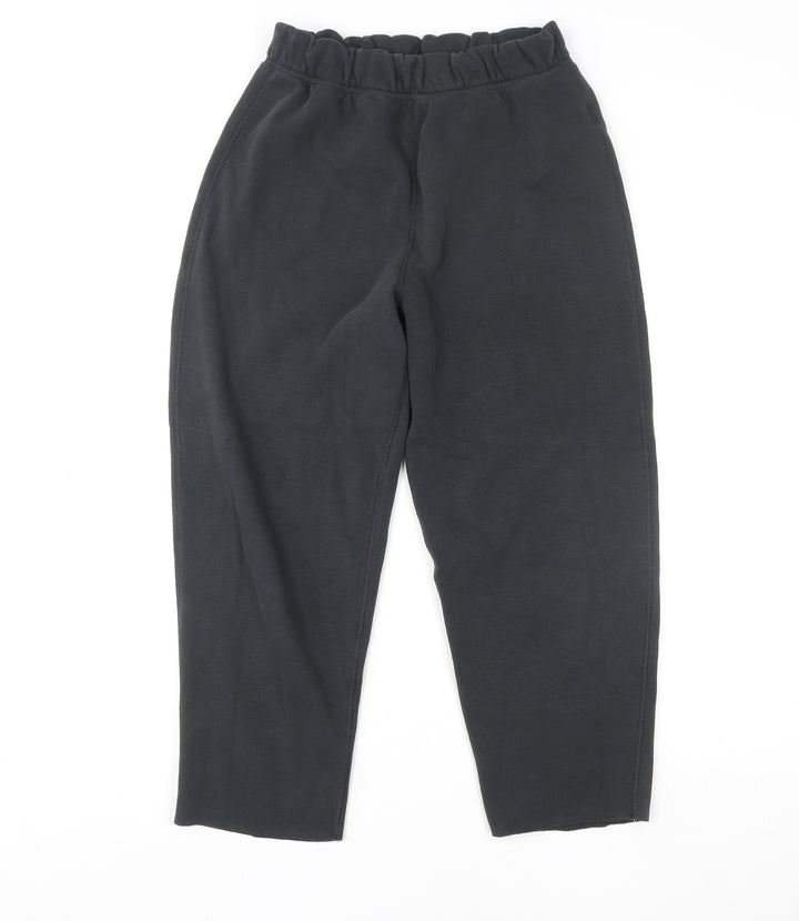 GAP Boys Black Fleece Sweatpants Size S Comfortable Elastic Waist