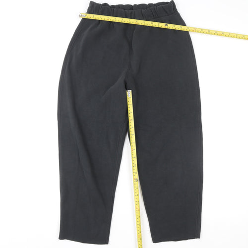 GAP Boys Black Fleece Sweatpants Size S Comfortable Elastic Waist
