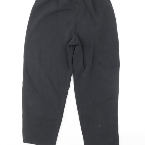 GAP Boys Black Fleece Sweatpants Size S Comfortable Elastic Waist