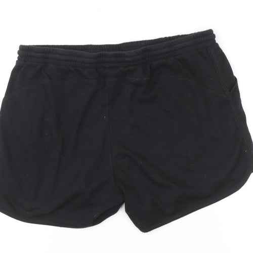 LA Gear Womens Black Size 16 Athletic Jersey Shorts