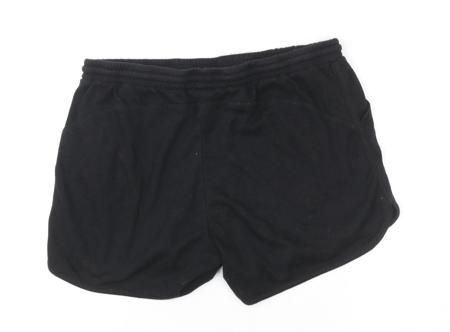 LA Gear Womens Black Size 16 Athletic Jersey Shorts