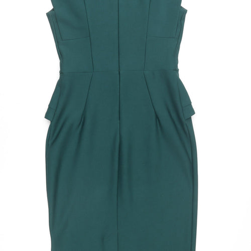 Diva Catwalk Women Green Knee Length Pencil Dress M