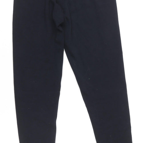 Marks and Spencer Women’s Black Cotton Stretch Jersey Leggings Size 8 Short