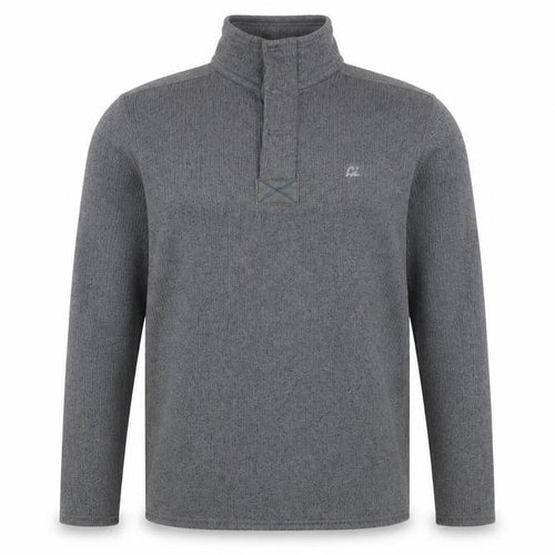 Marks and Spencer North Coast Mens Grey 1/4 Zip Fleece Sweatshirt M