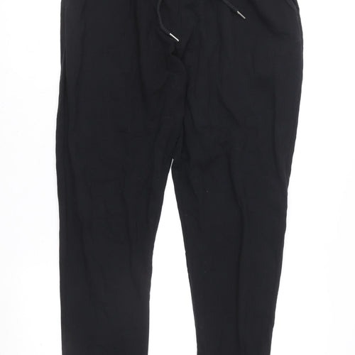 ASOS DESIGN Women's Black Jogger Trousers Size 12 Elastic Waist