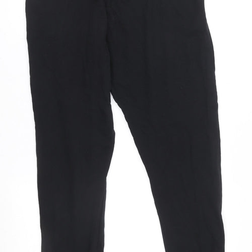 ASOS DESIGN Women's Black Jogger Trousers Size 12 Elastic Waist