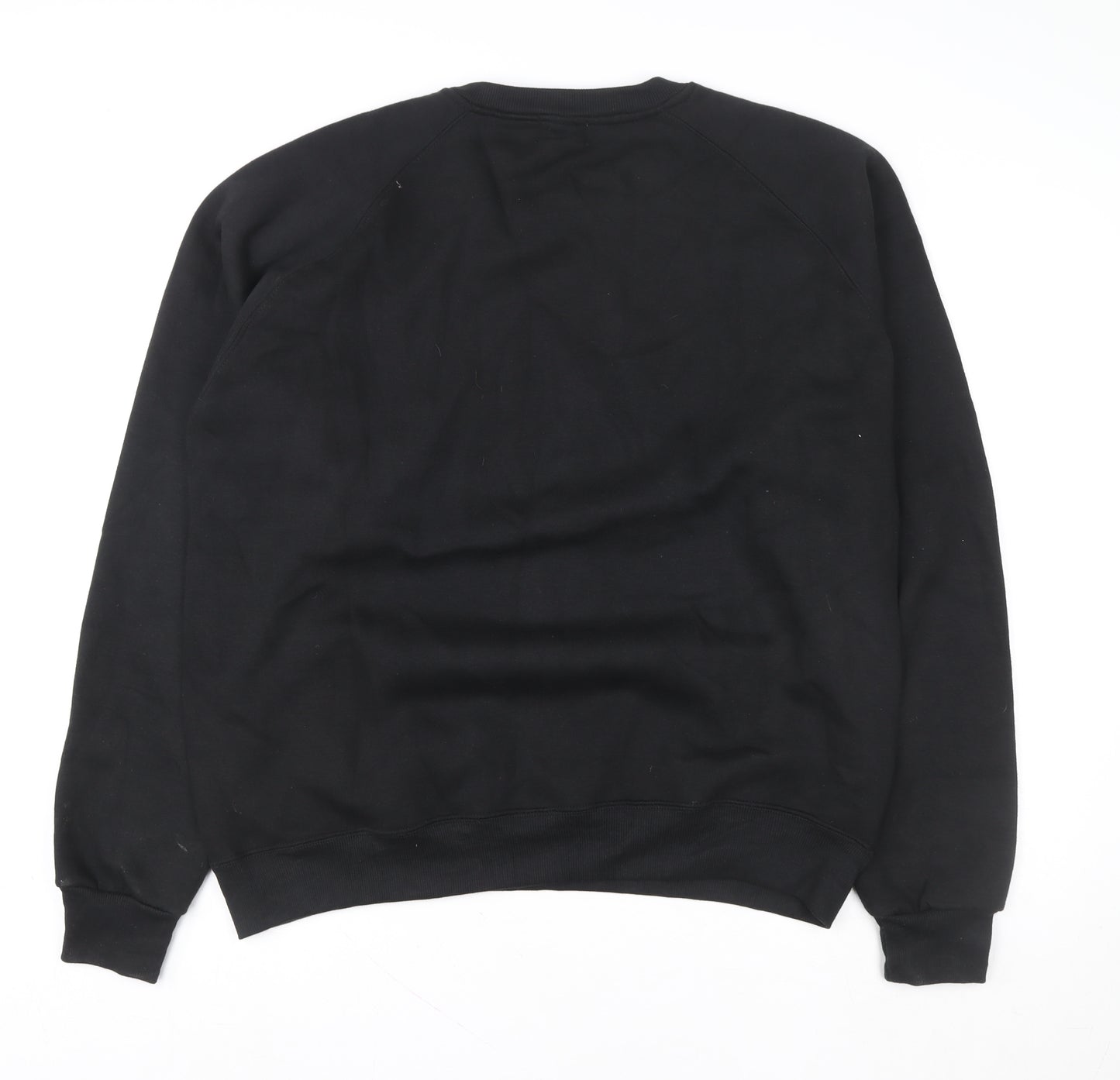 Trapstar Men's Black 2XL Pullover Sweatshirt Crew Neck Logo Fleece