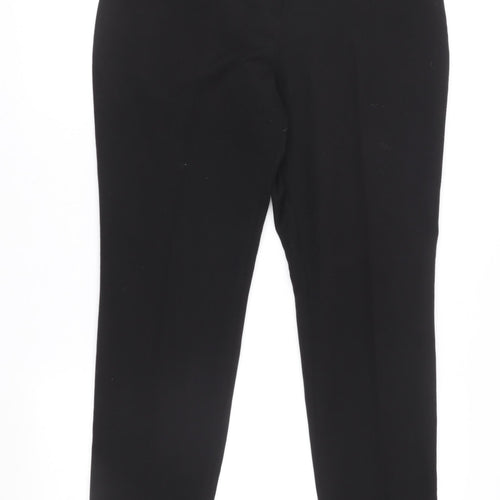 Wallis Petite Women's Black Slim Fit Tapered Trousers Size 12