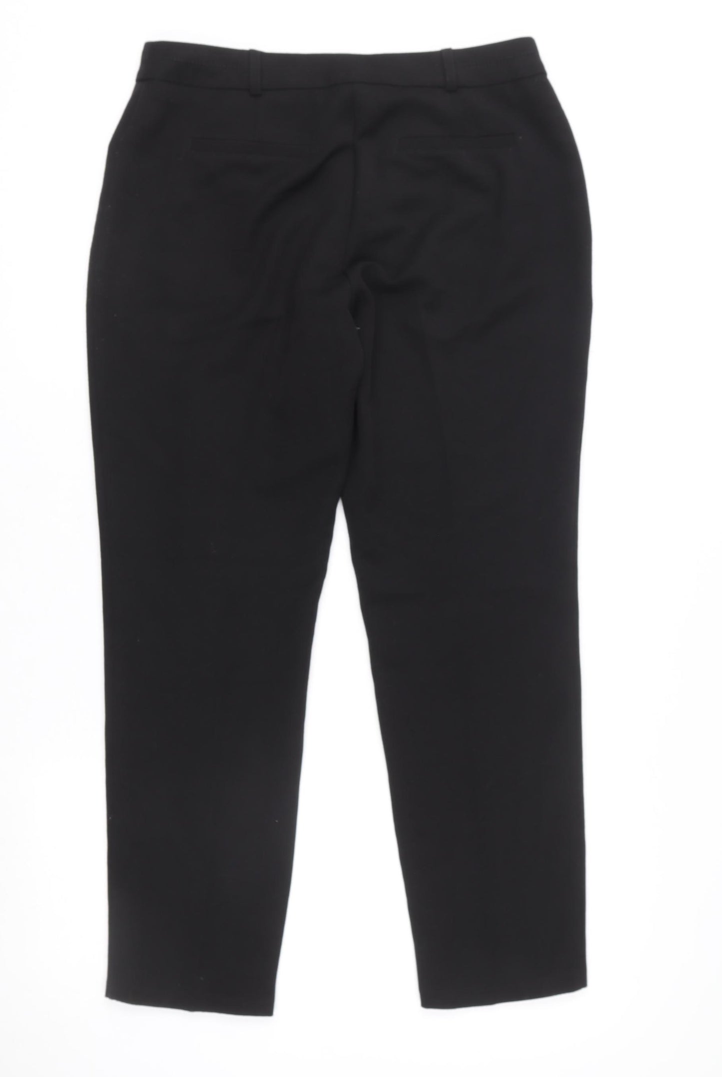 Wallis Petite Women's Black Slim Fit Tapered Trousers Size 12