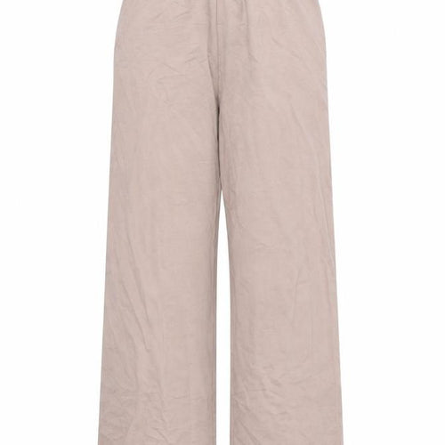 Collusion Women’s Beige Wide-Leg Cotton Trousers Size 6