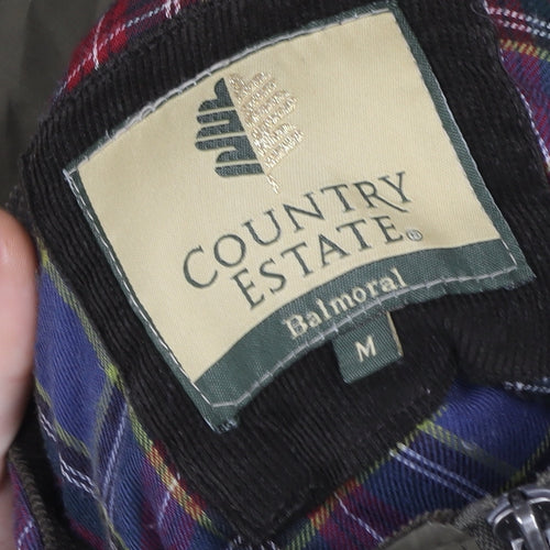 Country Estate Men's Green M Balmoral Parka Jacket Hooded Lined Outdoor