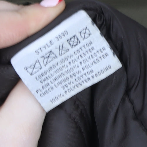 Country Estate Men's Green M Balmoral Parka Jacket Hooded Lined Outdoor