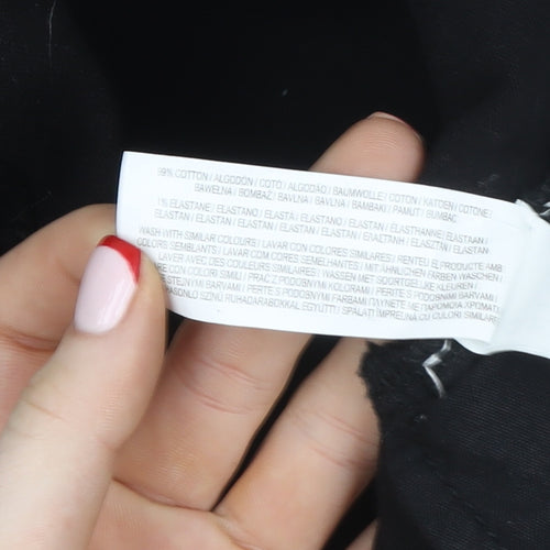 Primark Women’s Black Tapered Jeans Size 20 with Ankle Zip