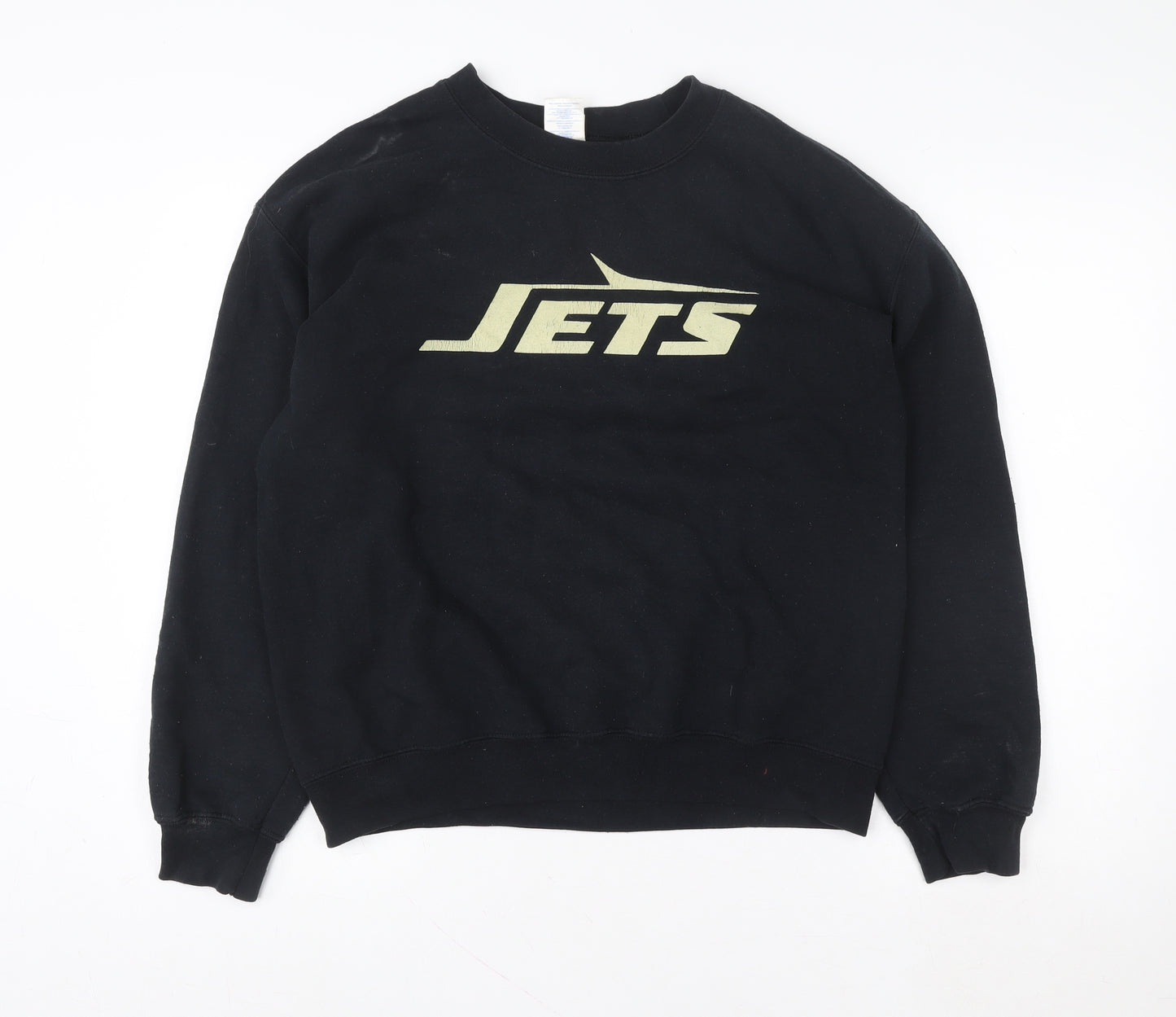 Gildan Heavy Blend Women's Black Medium Jets Graphic Sweatshirt