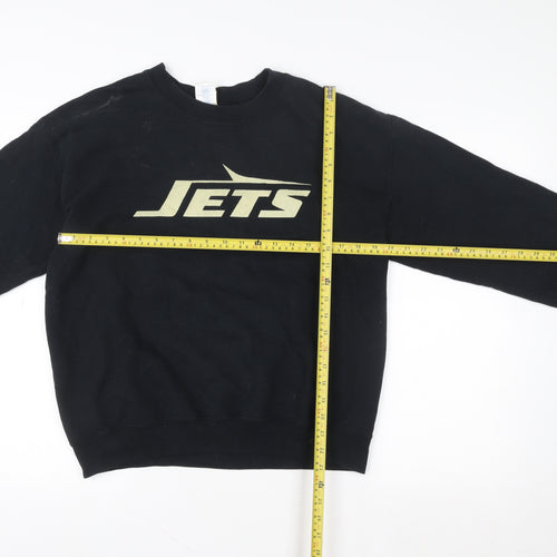 Gildan Heavy Blend Women's Black Medium Jets Graphic Sweatshirt