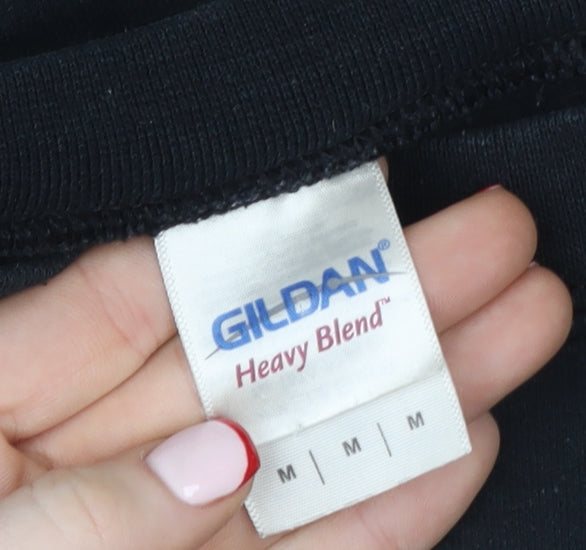 Gildan Heavy Blend Women's Black Medium Jets Graphic Sweatshirt