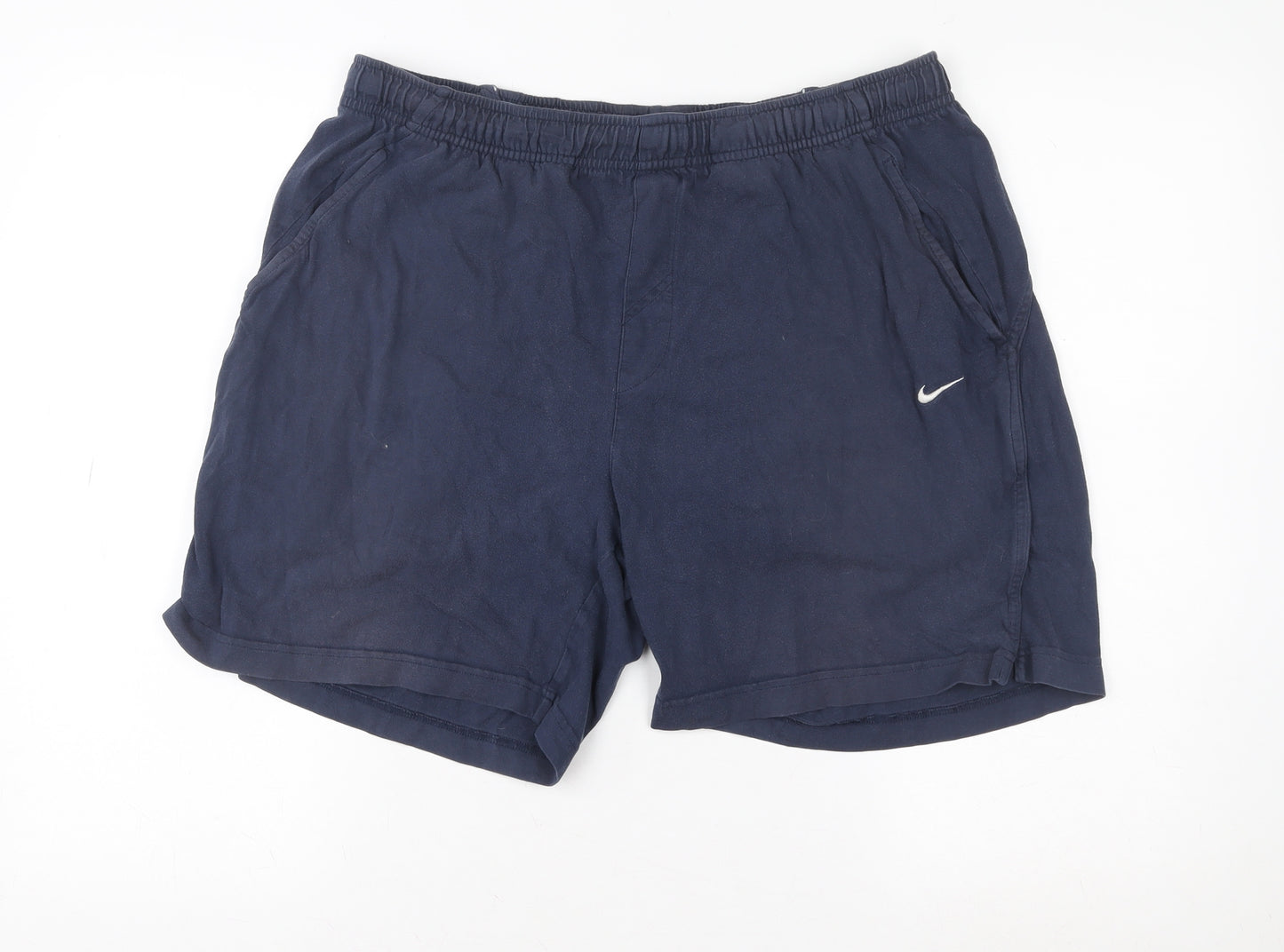 Nike Men’s Blue Athletic Running Shorts Size L Polyester Activewear