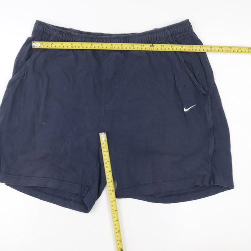 Nike Men’s Blue Athletic Running Shorts Size L Polyester Activewear