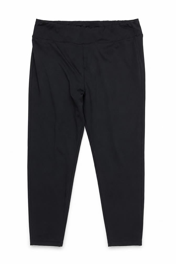 Front view of Dare 2b Women's Black Stretch Leggings, size 8, Activewear