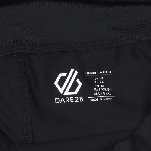 Dare 2B Women's Black Stretch Leggings Size 8 Activewear
