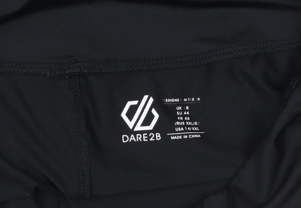 Dare 2B Women's Black Stretch Leggings Size 8 Activewear