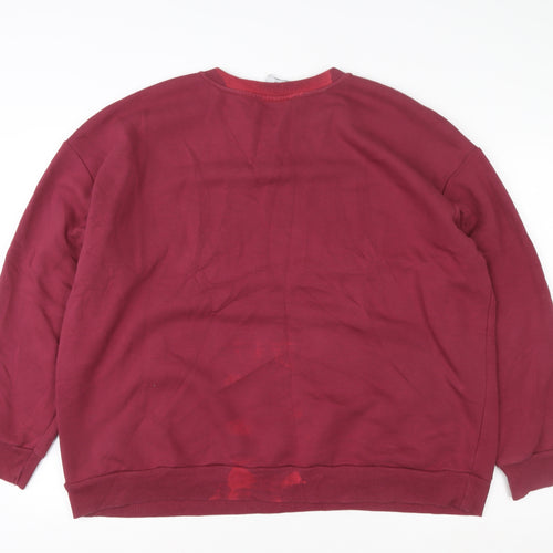 Harvard University Burgundy Women's XL Pullover Sweatshirt