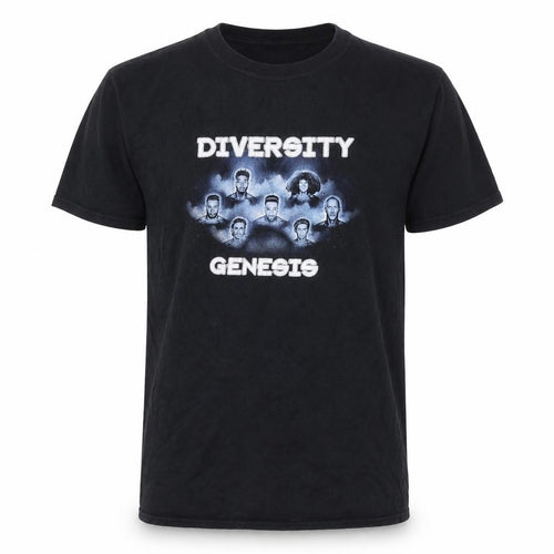 Gildan Men's Black Diversity Genesis Tour 2017 Graphic T-Shirt Size M
