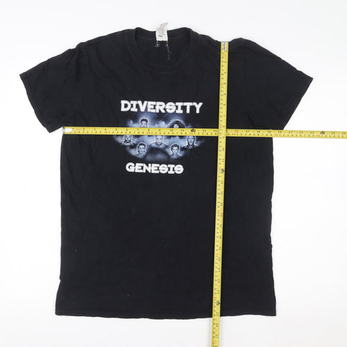 Gildan Men's Black Diversity Genesis Tour 2017 Graphic T-Shirt Size M
