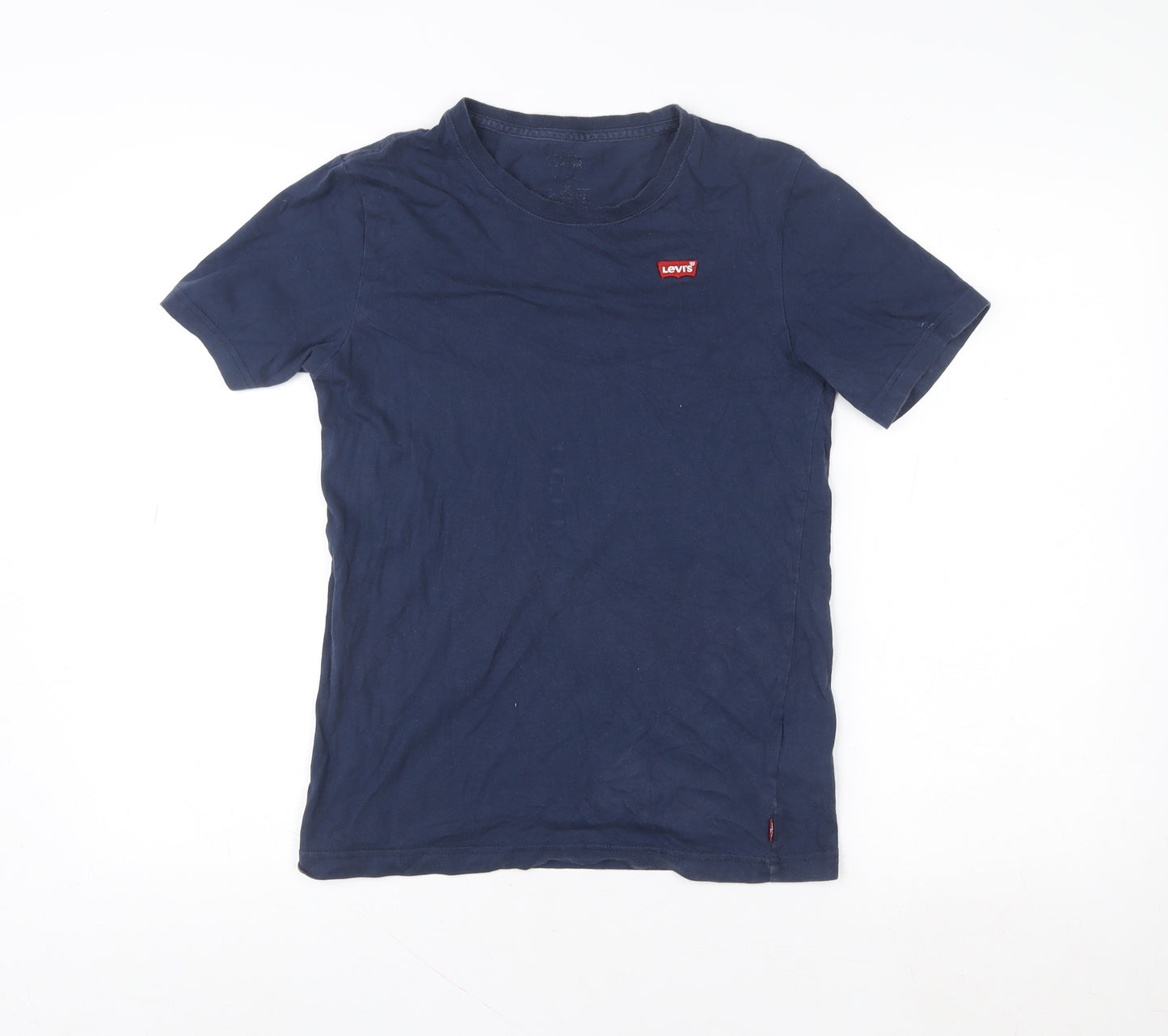 Levi's Girls Blue Logo Basic Cotton Short Sleeve T-Shirt 12 Years