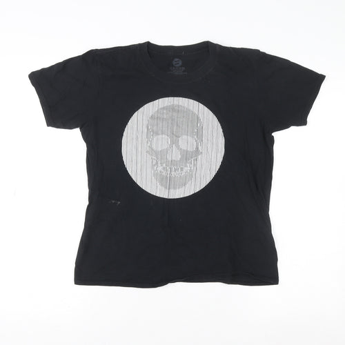 Blue Zoo Boys Black Skull Graphic T-Shirt 12-14 Years 100% Cotton