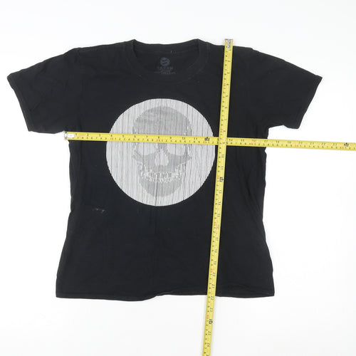 Blue Zoo Boys Black Skull Graphic T-Shirt 12-14 Years 100% Cotton