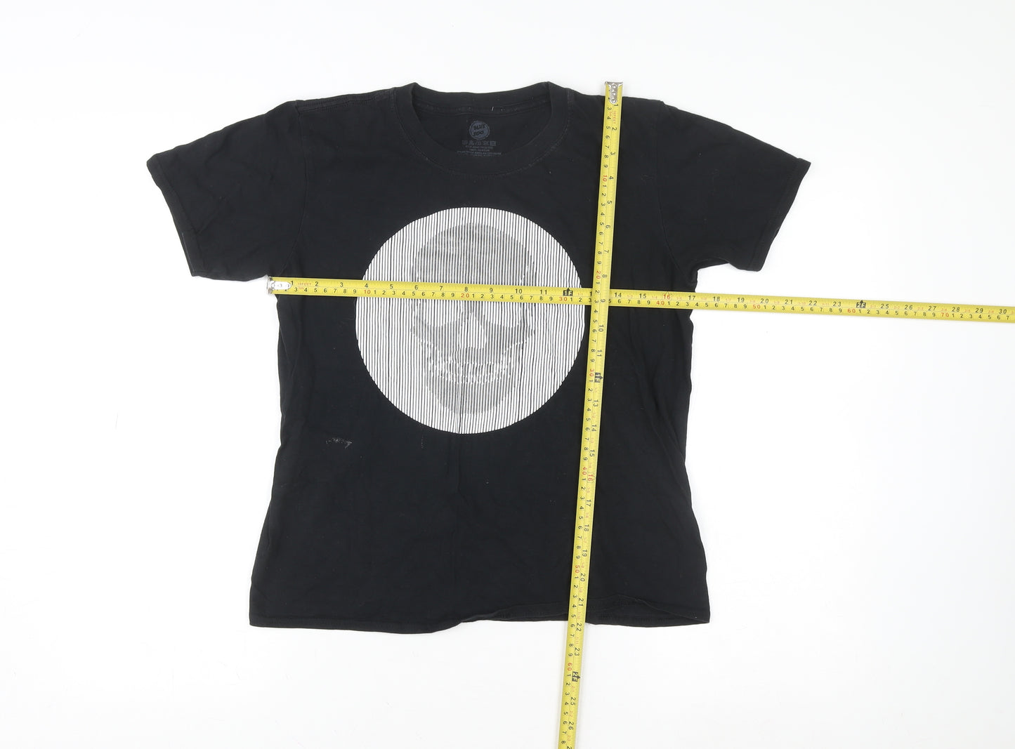 Blue Zoo Boys Black Skull Graphic T-Shirt 12-14 Years 100% Cotton