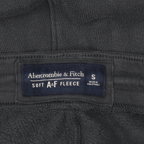 Abercrombie & Fitch Women's Black Small Soft Fleece Jogger Sweatpants