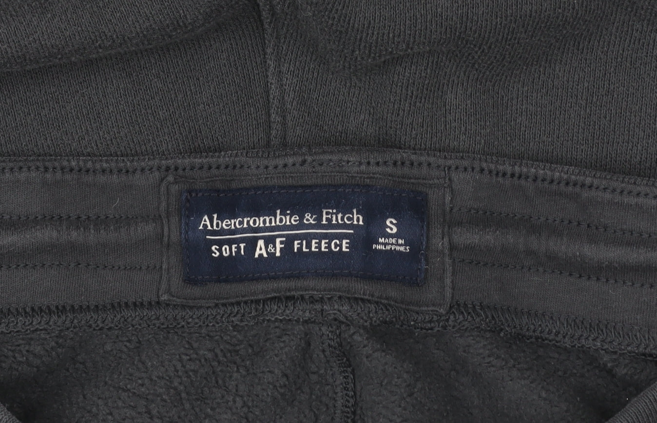 Abercrombie & Fitch Women's Black Small Soft Fleece Jogger Sweatpants