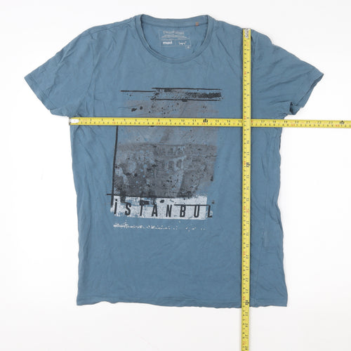 Mavi Men’s Blue Istanbul Graphic T-Shirt Size M