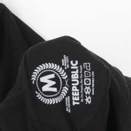 TeePublic One Punch Man Black Men's Pullover Hoodie Size M