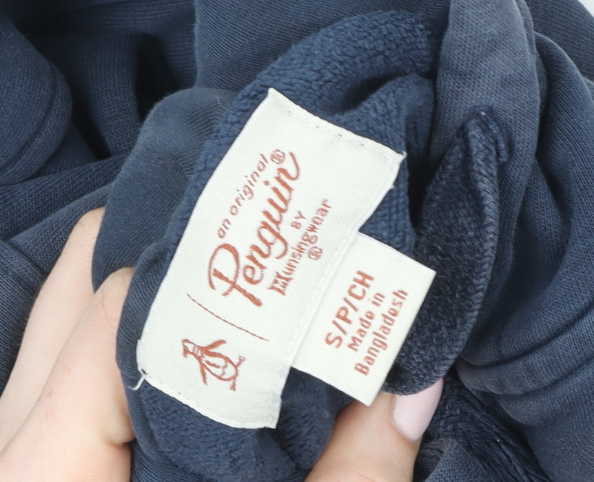 Original Penguin Men's Blue Full Zip Hoodie Size S