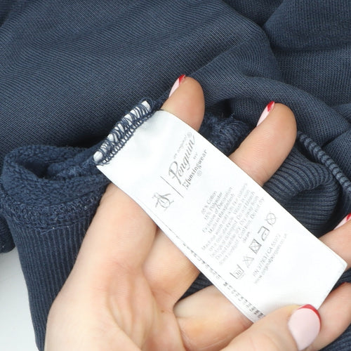 Original Penguin Men's Blue Full Zip Hoodie Size S