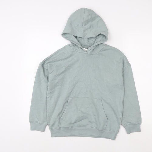 Marks and Spencer Girls Green 10-11 Years Pullover Hoodie