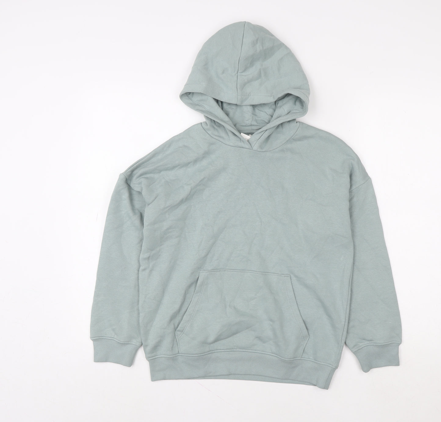 Marks and Spencer Girls Green 10-11 Years Pullover Hoodie