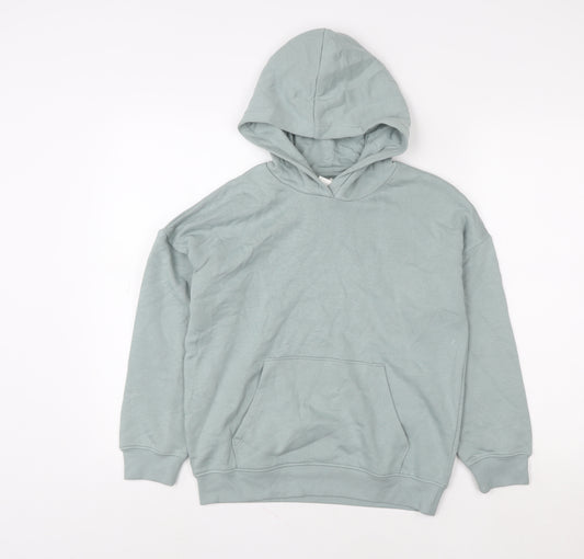 Marks and Spencer Girls Green 10-11 Years Pullover Hoodie