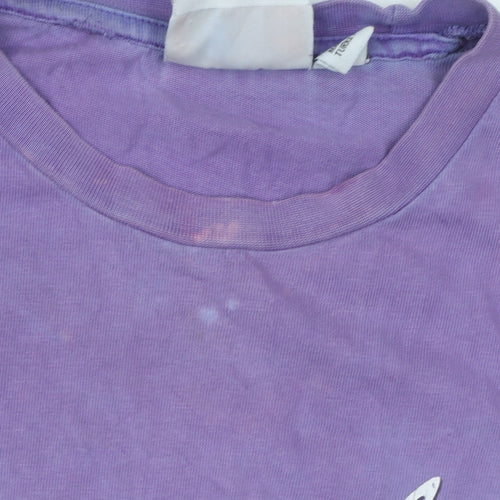 NBA Women’s Purple Los Angeles Lakers James 6 XS Cotton T-Shirt