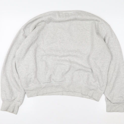 H&M Women Grey Los Angeles Crew Neck Pullover Sweatshirt Size S