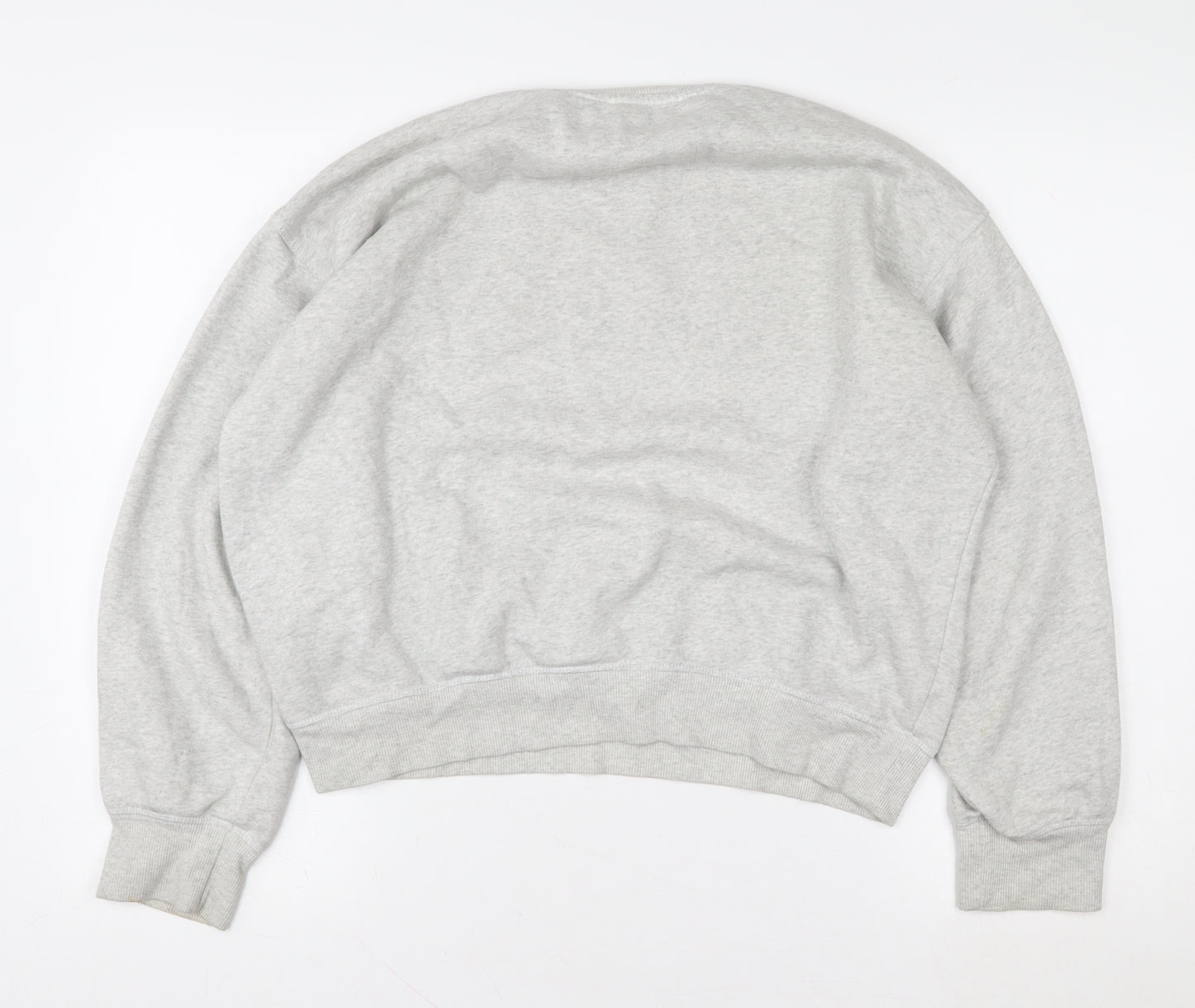 H&M Women Grey Los Angeles Crew Neck Pullover Sweatshirt Size S