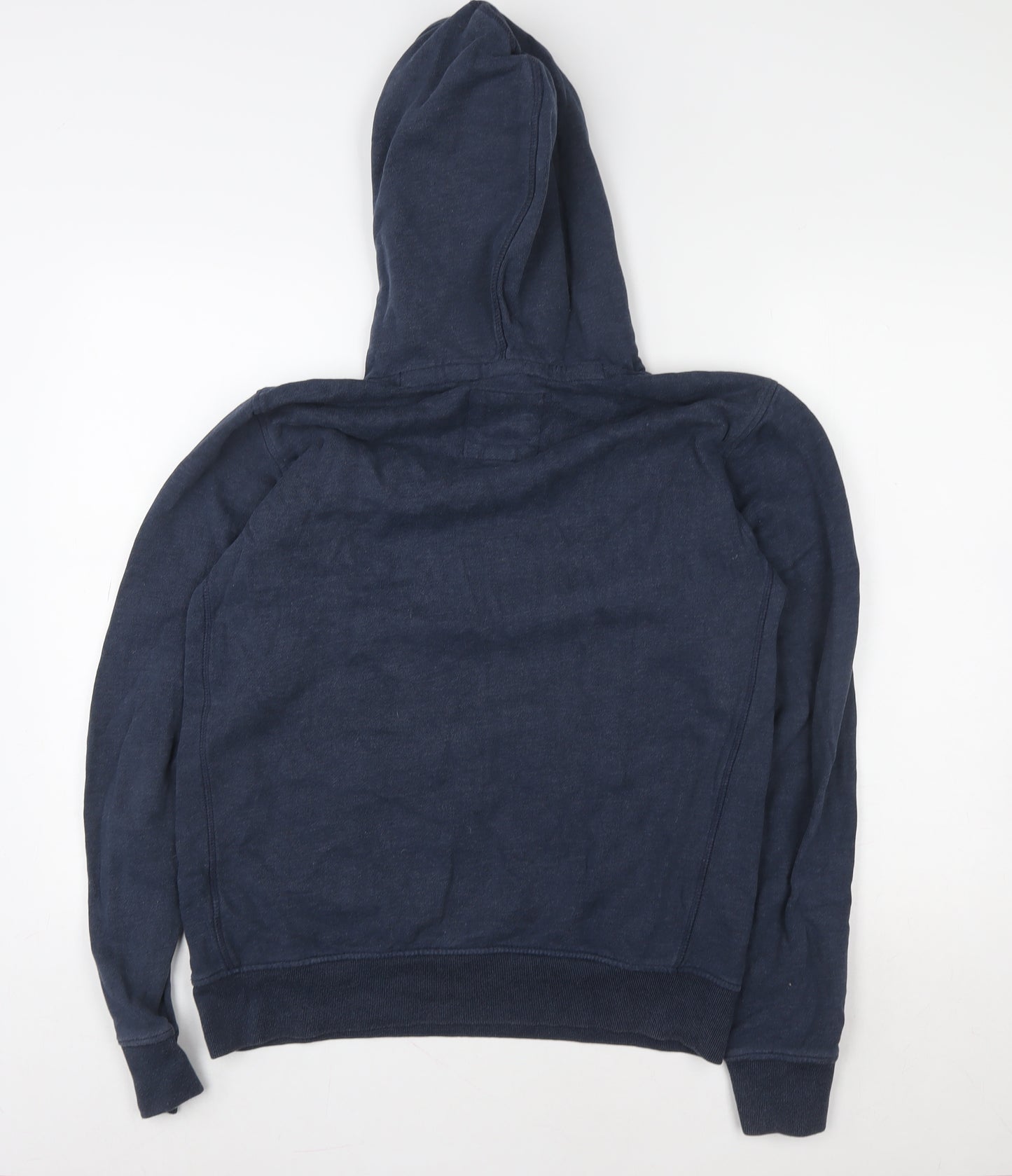 Fat Face Mens Blue Pullover Hoodie Size S Team Rider Cotton