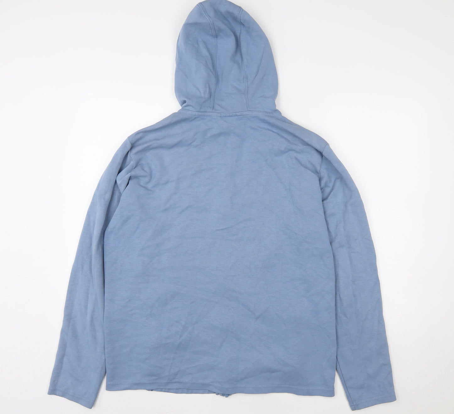 Puma Women Blue Full Zip Hoodie Large Lightweight Sportswear